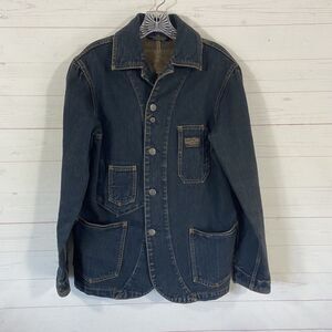 Third & Army Womens Denim Jacket Size Small 100% Cotton Blue Pockets Button Up